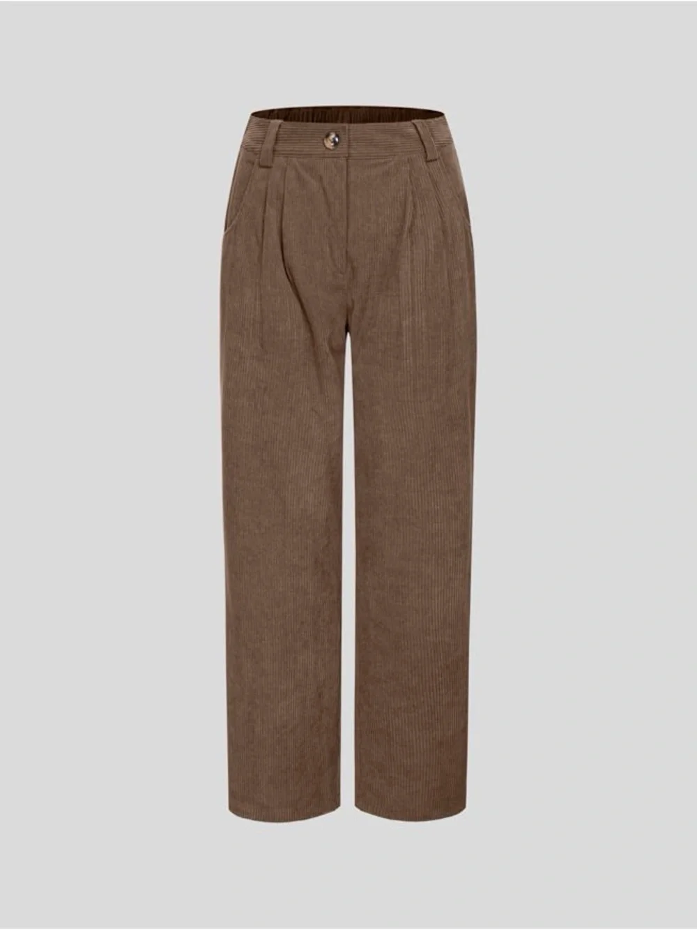 Halara NWT Mid Rise Zipper Pocket Corduroy Casual Pants Acorn XL Tall - Picture 8 of 10
